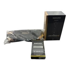 New Sealed Manscaped Lawnmower 4.0 trimmer shears and carrybag set